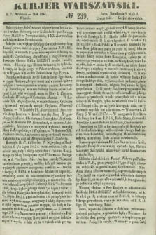 Kurjer Warszawski. 1847, № 239 (7 września)