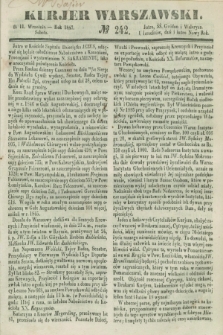 Kurjer Warszawski. 1847, № 242 (11 września)