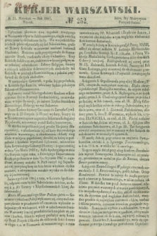 Kurjer Warszawski. 1847, № 252 (21 września)