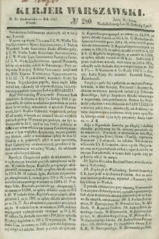 Kurjer Warszawski. 1847, № 280 (19 października)