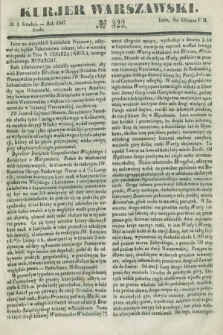 Kurjer Warszawski. 1847, № 322 (1 grudnia)