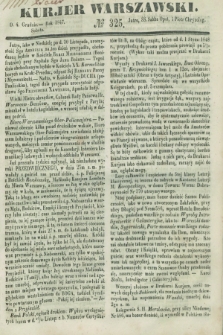 Kurjer Warszawski. 1847, № 325 (4 grudnia)