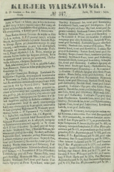 Kurjer Warszawski. 1847, № 347 (29 grudnia)