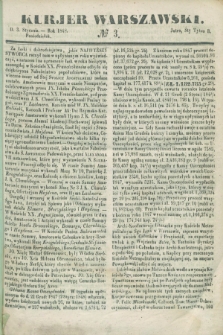 Kurjer Warszawski. 1848, № 3 (3 stycznia)