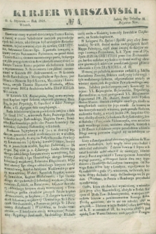 Kurjer Warszawski. 1848, № 4 (4 stycznia)