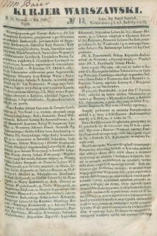 Kurjer Warszawski. 1848, № 13 (14 stycznia)