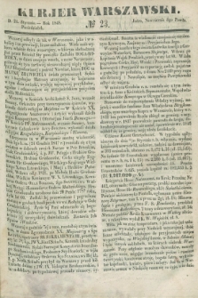 Kurjer Warszawski. 1848, № 23 (24 stycznia)