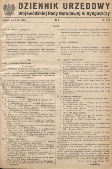 Dziennik Urzędowy Wojewódzkiej Rady Narodowej w Bydgoszczy. 1954, nr 5