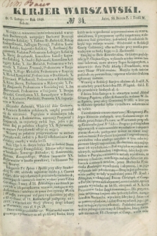Kurjer Warszawski. 1848, № 34 (5 lutego)