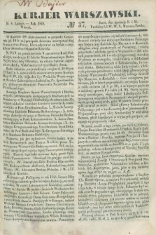 Kurjer Warszawski. 1848, № 37 (8 lutego)