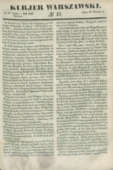 Kurjer Warszawski. 1848, № 49 (20 lutego)