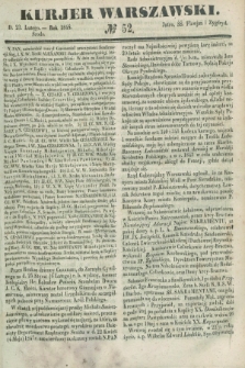 Kurjer Warszawski. 1848, № 52 (23 lutego)