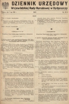 Dziennik Urzędowy Wojewódzkiej Rady Narodowej w Bydgoszczy. 1954, nr 6