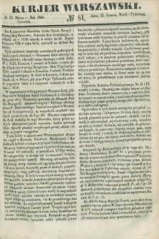 Kurjer Warszawski. 1848, № 81 (23 marca)