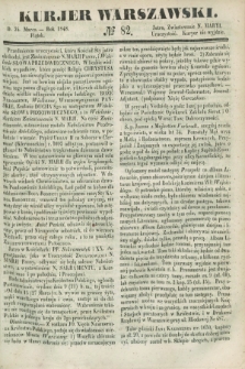 Kurjer Warszawski. 1848, № 82 (24 marca)