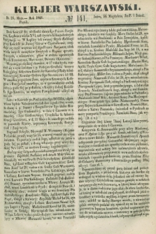 Kurjer Warszawski. 1848, № 141 (26 maja)
