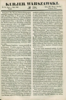 Kurjer Warszawski. 1848, № 198 (28 lipca)