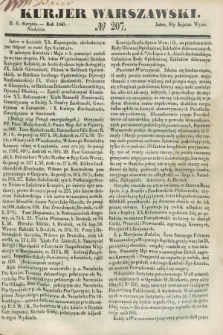 Kurjer Warszawski. 1848, № 207 (6 sierpnia)