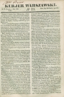 Kurjer Warszawski. 1848, № 223 (23 sierpnia)