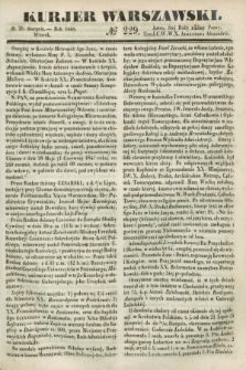 Kurjer Warszawski. 1848, № 229 (29 sierpnia)