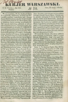 Kurjer Warszawski. 1848, № 254 (24 września)