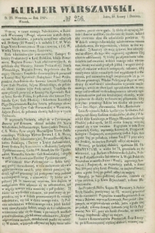 Kurjer Warszawski. 1848, № 256 (26 września)