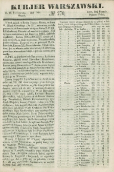 Kurjer Warszawski. 1848, № 270 (10 października)