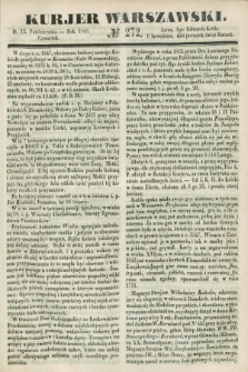 Kurjer Warszawski. 1848, № 272 (12 października)