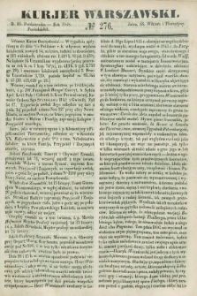 Kurjer Warszawski. 1848, № 276 (16 października)