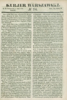 Kurjer Warszawski. 1848, № 286 (26 października)