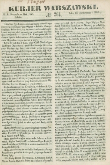 Kurjer Warszawski. 1848, № 294 (4 listopada)