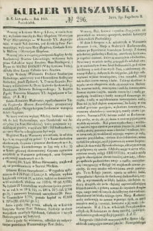 Kurjer Warszawski. 1848, № 296 (6 listopada)