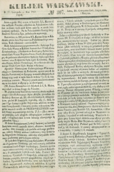 Kurjer Warszawski. 1848, № 307 (17 listopada)
