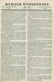 Kurjer Warszawski. 1848, № 326 (6 grudnia)