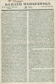 Kurjer Warszawski. 1848, № 338 (19 grudnia)