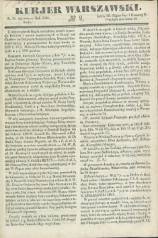 Kurjer Warszawski. 1849, № 9 (10 stycznia)