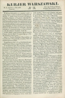 Kurjer Warszawski. 1849, № 24 (25 stycznia)