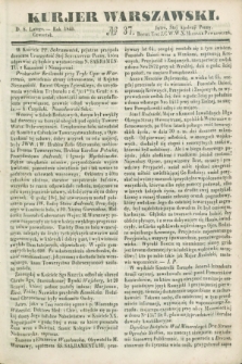 Kurjer Warszawski. 1849, № 37 (8 lutego)