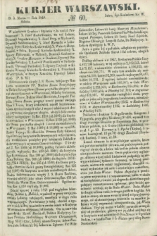 Kurjer Warszawski. 1849, № 60 (3 marca)