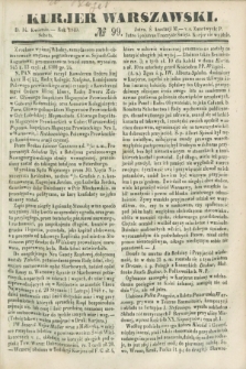 Kurjer Warszawski. 1849, № 99 (14 kwietnia)