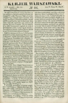 Kurjer Warszawski. 1849, № 106 (23 kwietnia)