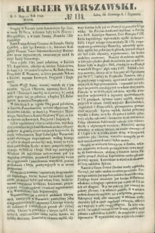 Kurjer Warszawski. 1849, № 114 (1 maja)