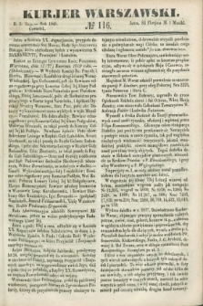 Kurjer Warszawski. 1849, № 116 (3 maja)