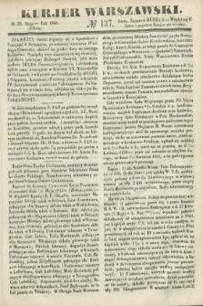Kurjer Warszawski. 1849, № 137 (26 maja)