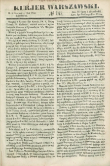 Kurjer Warszawski. 1849, № 143 (4 czerwca)