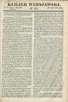 Kurjer Warszawski. 1849, № 148 (10 czerwca)