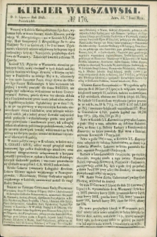 Kurjer Warszawski. 1849, № 176 (9 lipca)