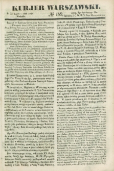 Kurjer Warszawski. 1849, № 189 (22 lipca)
