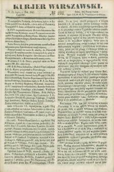 Kurjer Warszawski. 1849, № 193 (26 lipca)