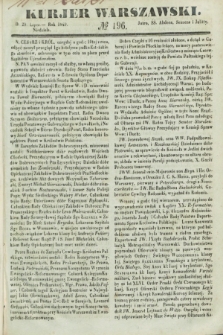 Kurjer Warszawski. 1849, № 196 (29 lipca)